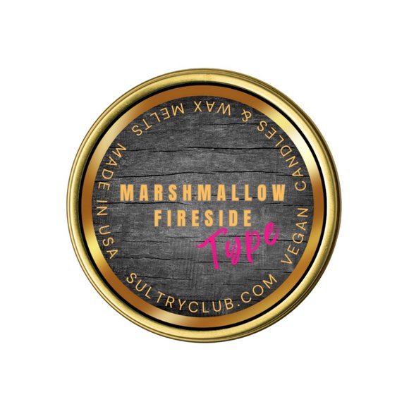 Marshmallow Fireside Type Travel Candle - Picture 2 of 3